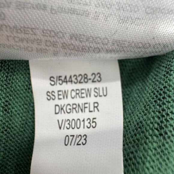 Old Navy Everyday Tee Womens 2X Green Dark Floral Cotton CottageCore Boho Modest - Picture 2 of 6